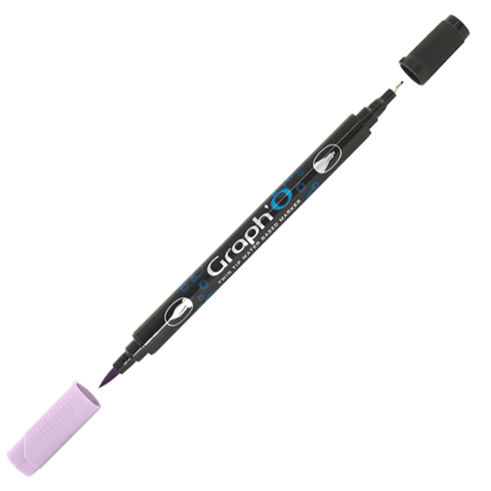 ΜΑΡΚΑΔΟΡΟΙ ΔΙΠΛΗ ΜΥΤΗ ΠΙΝΕΛΟ ΜΕ ΒΑΣΗ ΤΟ ΝΕΡΟ ORCHID (ΠΑΚ=6 ΤΕΜ) OZ GO06130