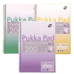 ΤΕΤΡΑΔΙΟ ΣΠΙΡΑΛ ΧΡΩΜΑΤΙΣΤΑ ΦΥΛΛΑ A5 PUKKA IRLJOTA5xx 200ΣΕΛ. 80GSM