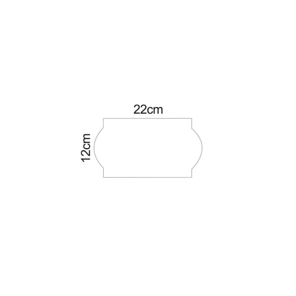 ΕΤΙΚΕΤΟΓΡΑΦΟΥ ΡΟΛΛΟ 22x12 ΛΕΥΚΟ (Κ.66Τ)