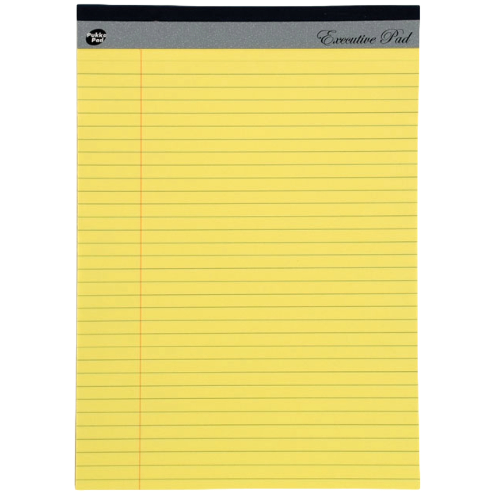 ΣΗΜΕΙΩΣΕΩΝ ΜΠΛΟΚ A4 PUKKA ΚΙΤΡΙΝΟ ΧΡ.(+ΠΕΡΙΘΩΡΙΟ) 100ΣΕΛ. 60 GSM REFEXCYA4