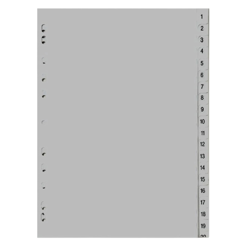 ΔΙΑΧΩΡΙΣΤΙΚΑ KANGARO A4-PP 1-20 ΑΡΙΘΜΩΝ W-420C