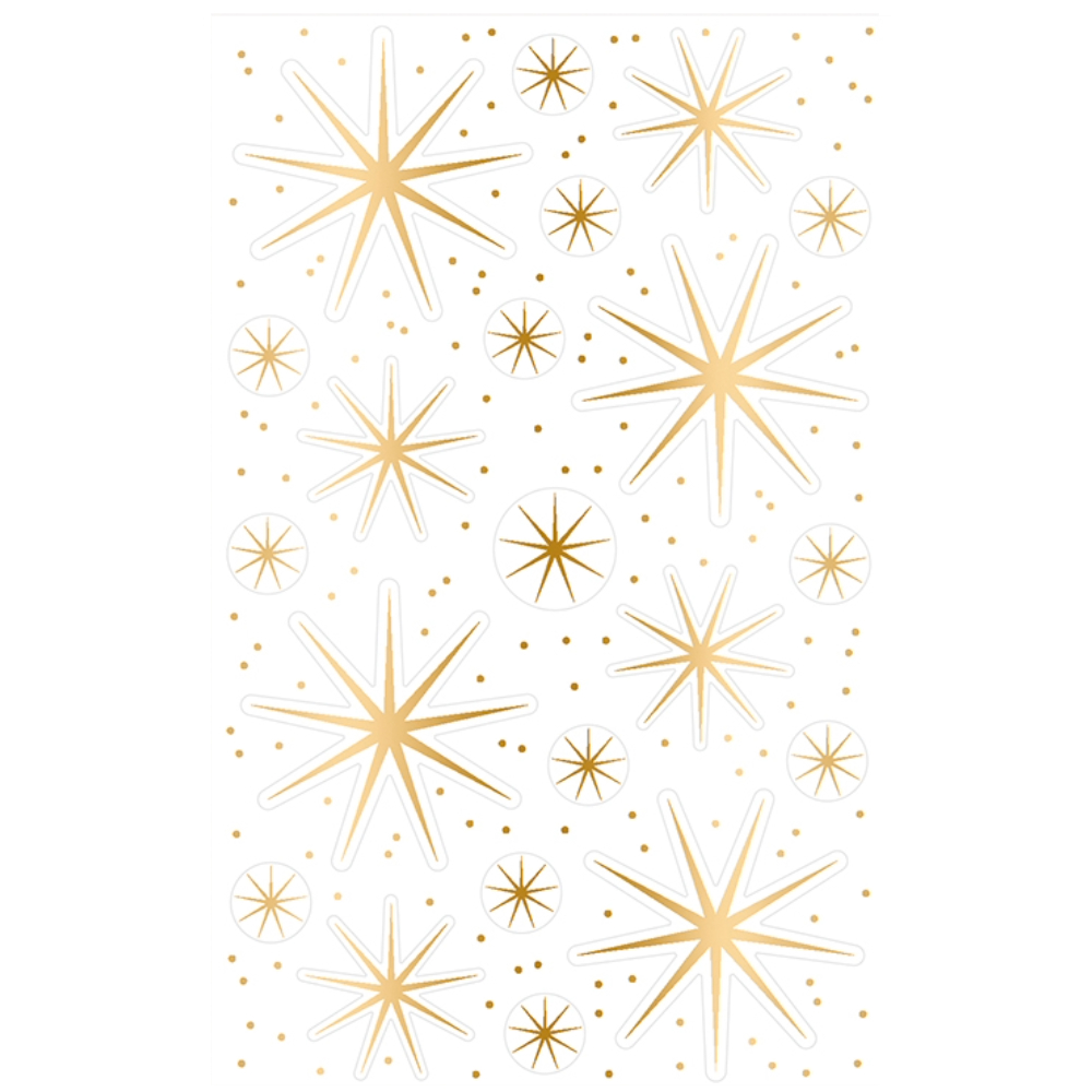 STICKERS BSB CHRISTMAS 09-237/1 metallic foil