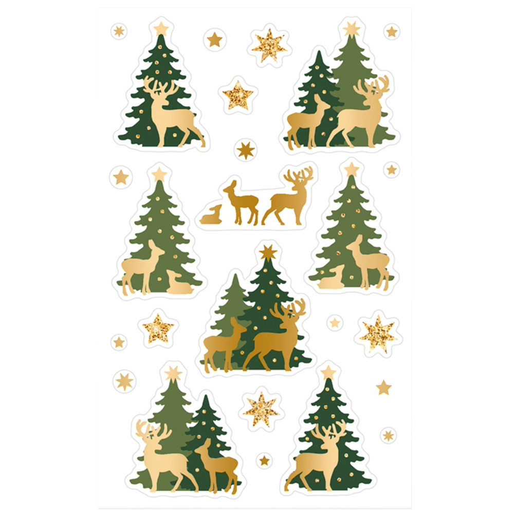 STICKERS BSB CHRISTMAS 09-249/1 glitter