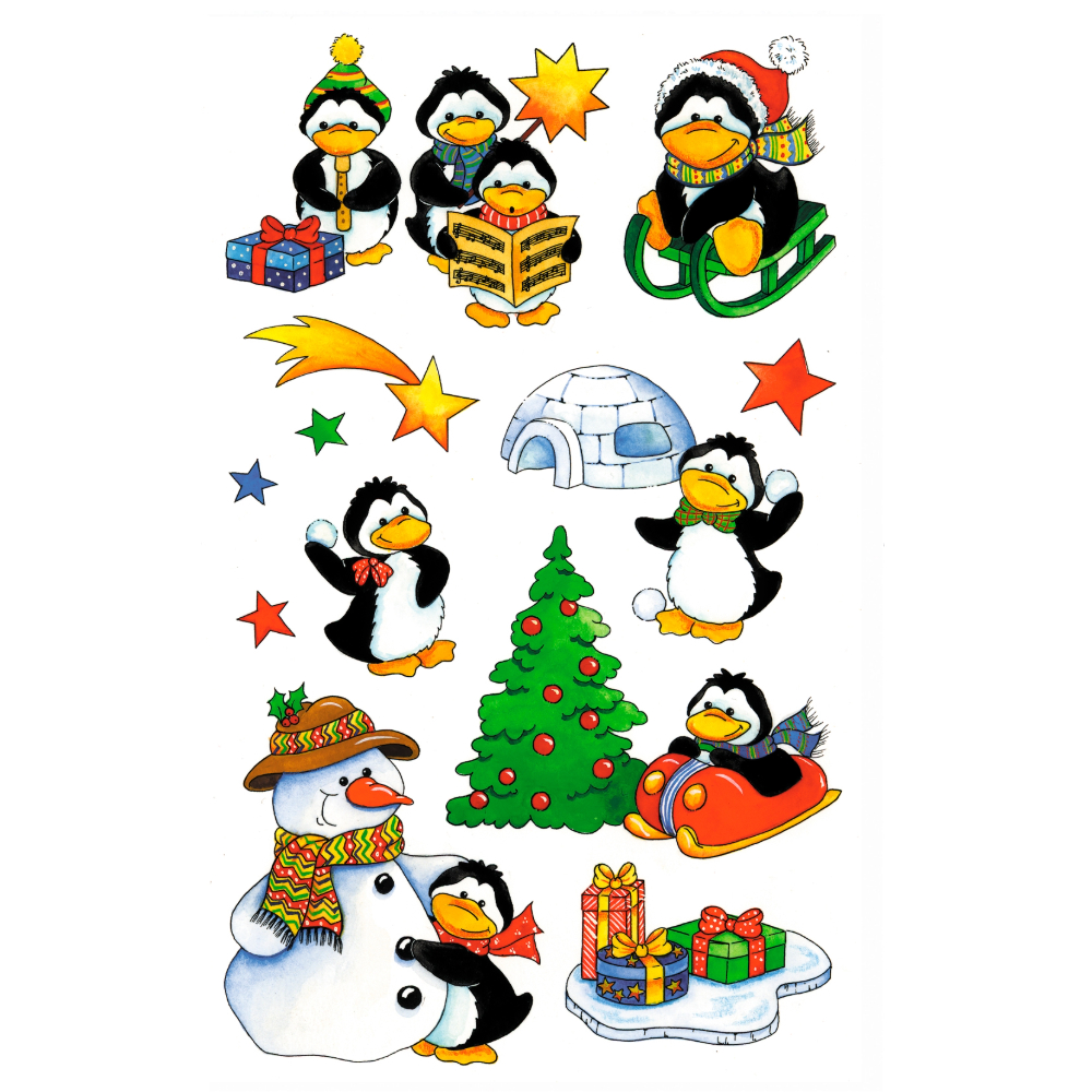 STICKERS BSB CHRISTMAS 09-374/2 paper