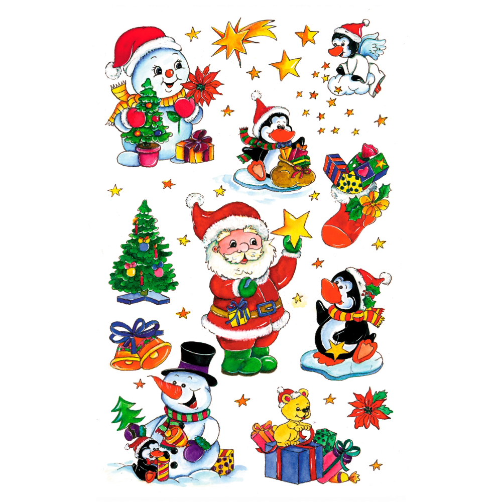 STICKERS BSB CHRISTMAS 09-376/2 paper