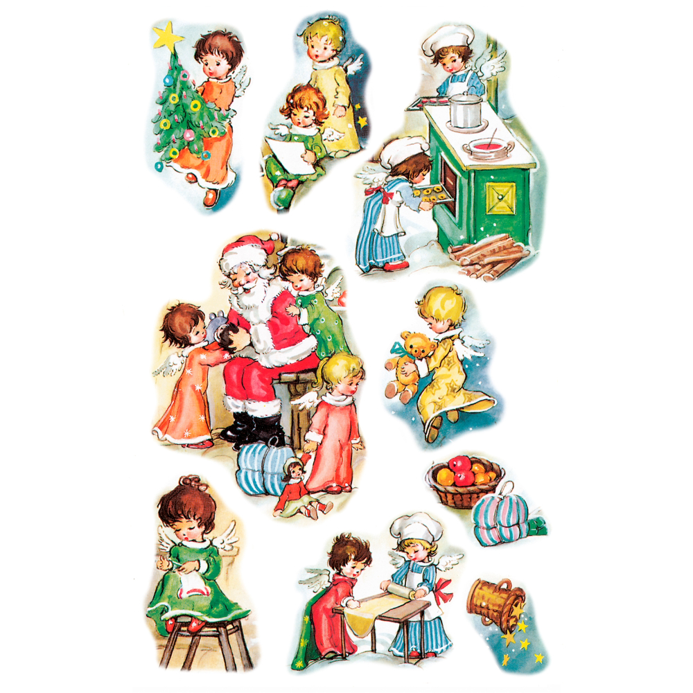 STICKERS BSB CHRISTMAS 09-408/2 paper