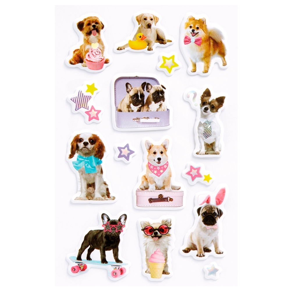 STICKERS BSB 85-505/1 metallic puffy