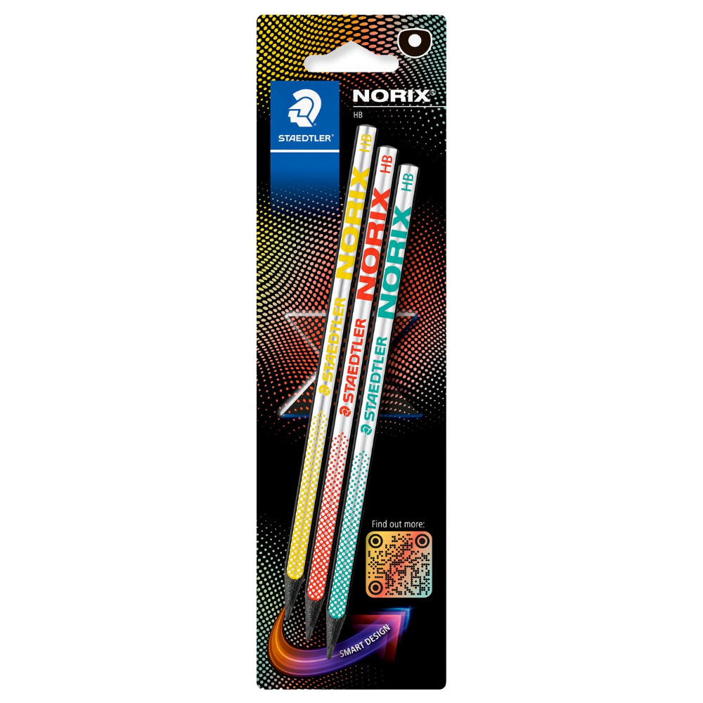 ΜΟΛΥΒΙ STAEDTLER NORIX 181-HB (BLISTER 3 ΤΕΜ.) 181-HBBK3