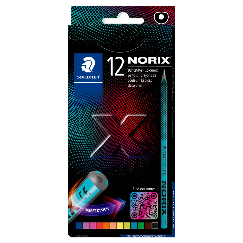 ΞΥΛΟΜΠΟΓΙΑ STAEDTLER 186 NORIX 12 ΧΡΩΜ. 186 C12