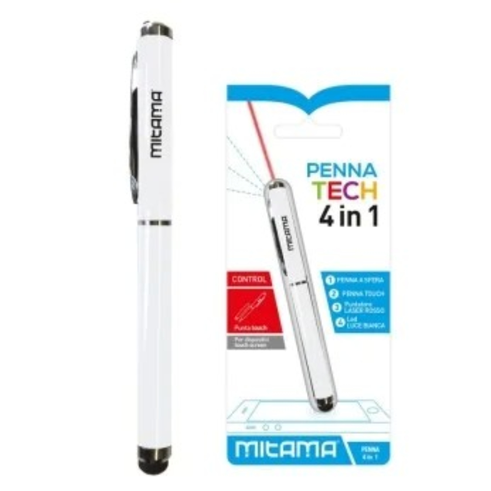 ΣΤΥΛΟ MITAMA ΔΙΑΡΚΕΙΑΣ TECH (4 ΛΕΙΤΟΥΡΓΙΕΣ) (BLISTER) 80451