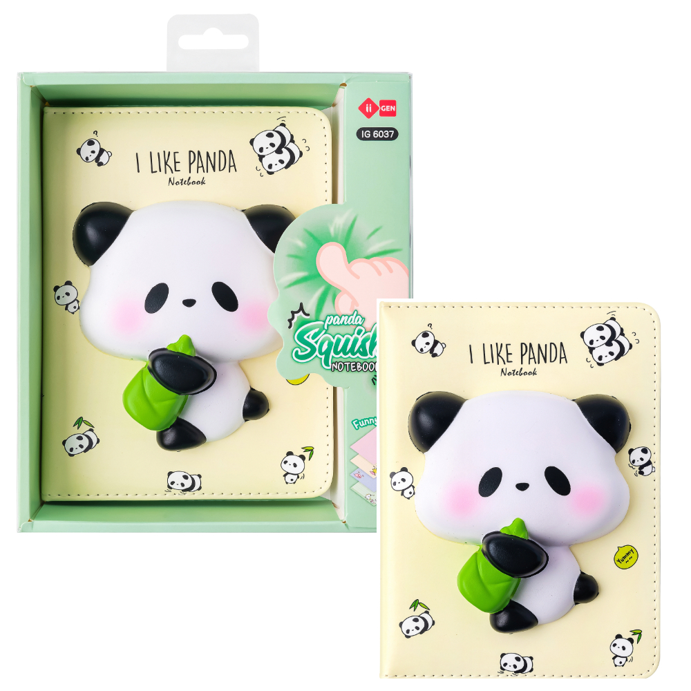 ΣΗΜΕΙΩΣΕΩΝ NOTEBOOK/DIARY MANAL SQUISHY (12x 17) IG6037 PANDA