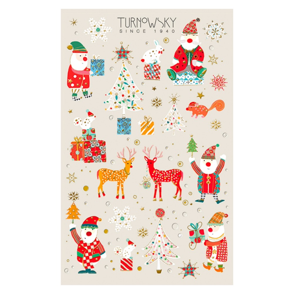 STICKERS BSB CHRISTMAS 09-124/1 gold