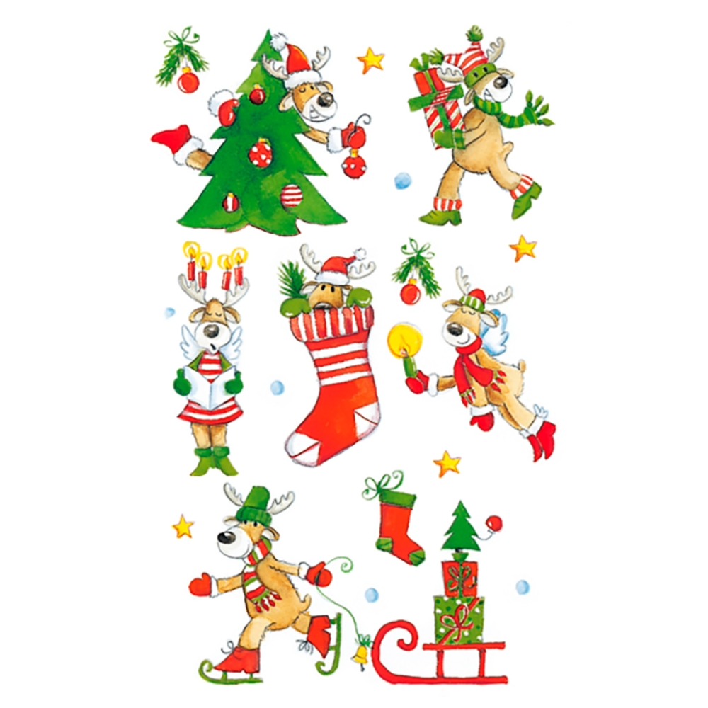 STICKERS BSB CHRISTMAS 09-218/2 paper