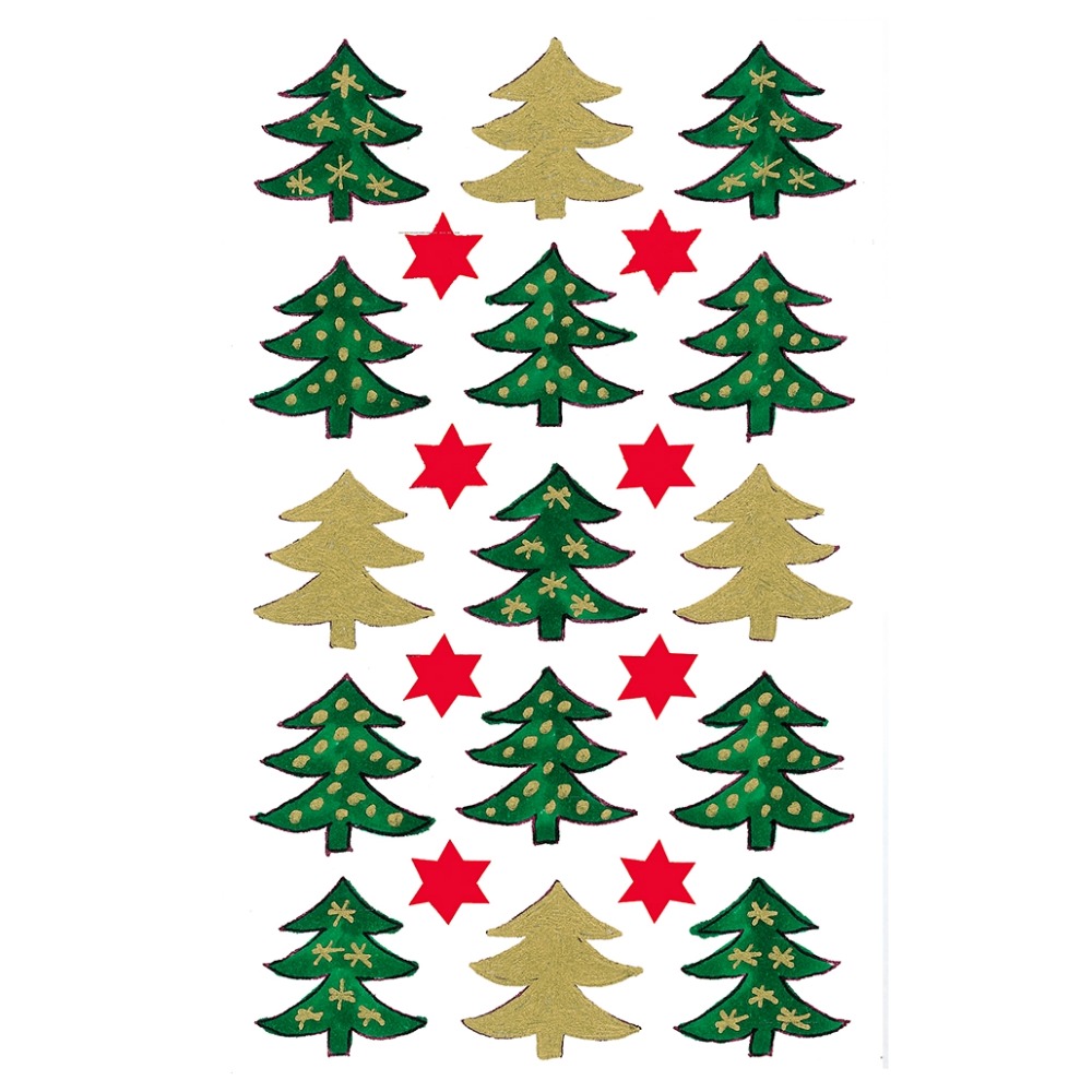 STICKERS BSB CHRISTMAS 09-319/1 glitter