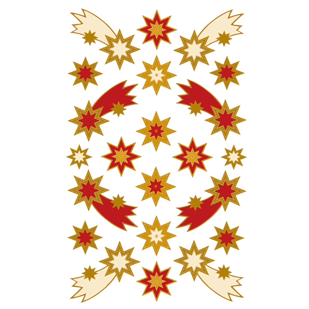 STICKERS BSB CHRISTMAS 09-429/1 gold