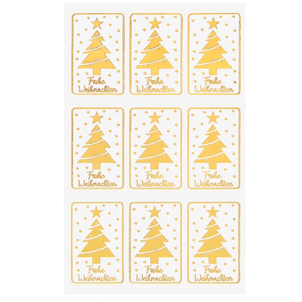 STICKERS BSB CHRISTMAS 09-490/1 gold