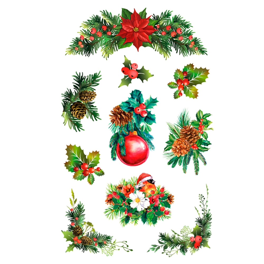 STICKERS BSB CHRISTMAS 09-503/1 glitter