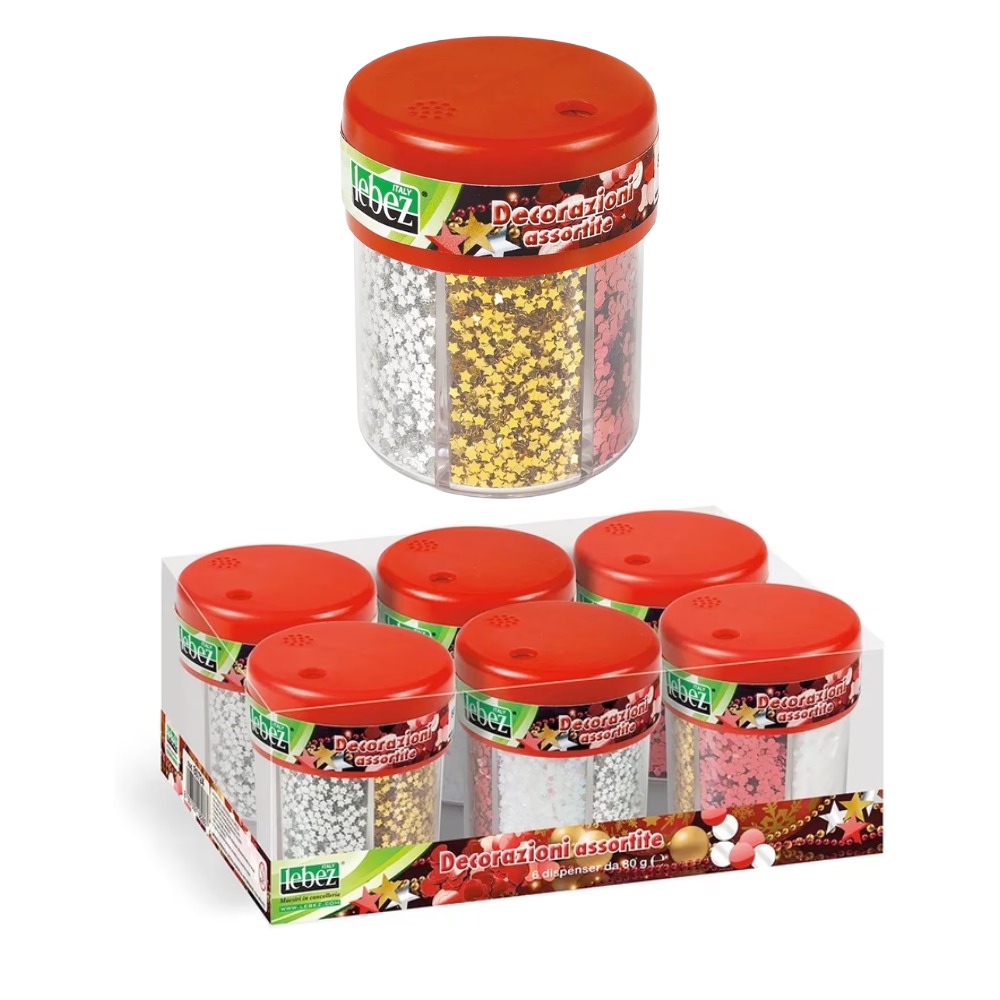 ΠΟΥΛΙΕΣ ΔΙΑΚΟΣΜΗΤΙΚΕΣ LEBEZ 14280724 80GR ASSORTED METALLIC