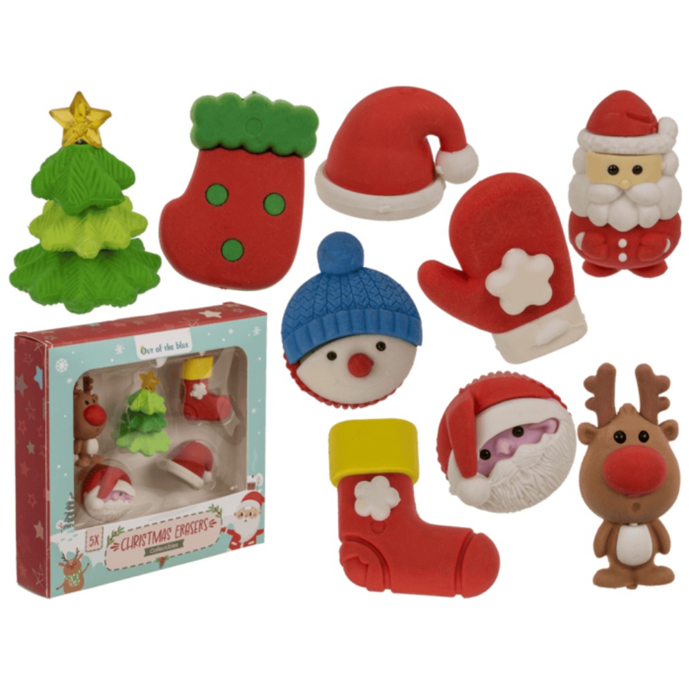 ΓΟΜΟΛΑΣΤΙΧΑ OTBLUE "COLLECTIBLES" CHRISTMAS 160038 (BOX=5 ΤΕΜ)