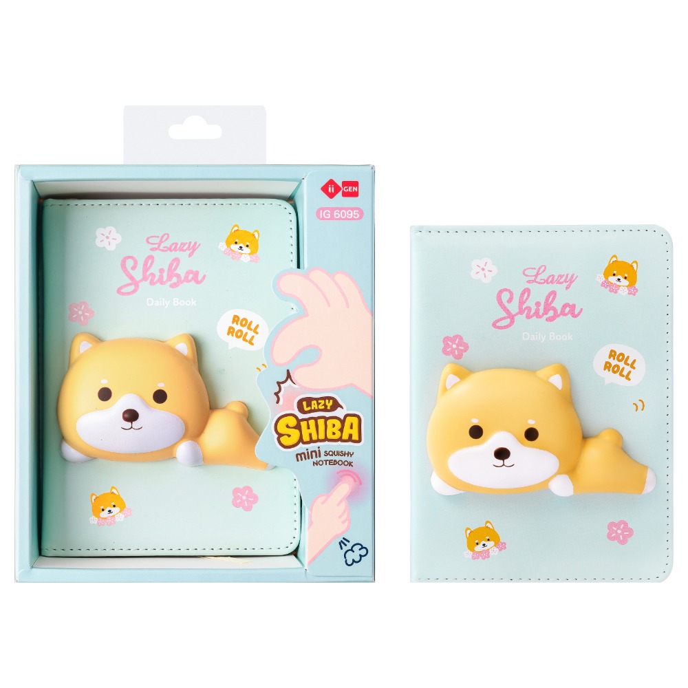 ΣΗΜΕΙΩΣΕΩΝ NOTEBOOK/DIARY MANAL SQUISHY (15x 9) MINI IG6095 DOG