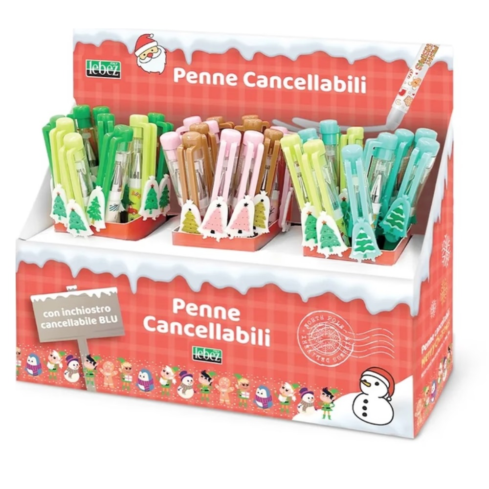 ΣΤΥΛΟ LEBEZ CHRISTMAS 14282086 ERASABLE (ΜΕΛΑΝΗ ΠΟΥ ΣΒΗΝΕΙ +ΚΑΠΑΚΙ) (36)