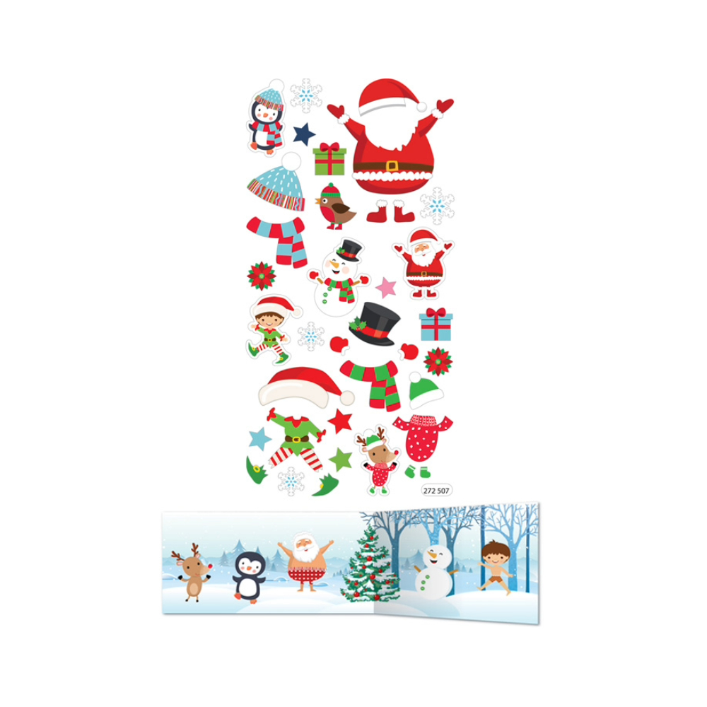 STICKERS CHRISTMAS TWEENY DECOR 9X17.5CM 272507 GLOBAL GIFT