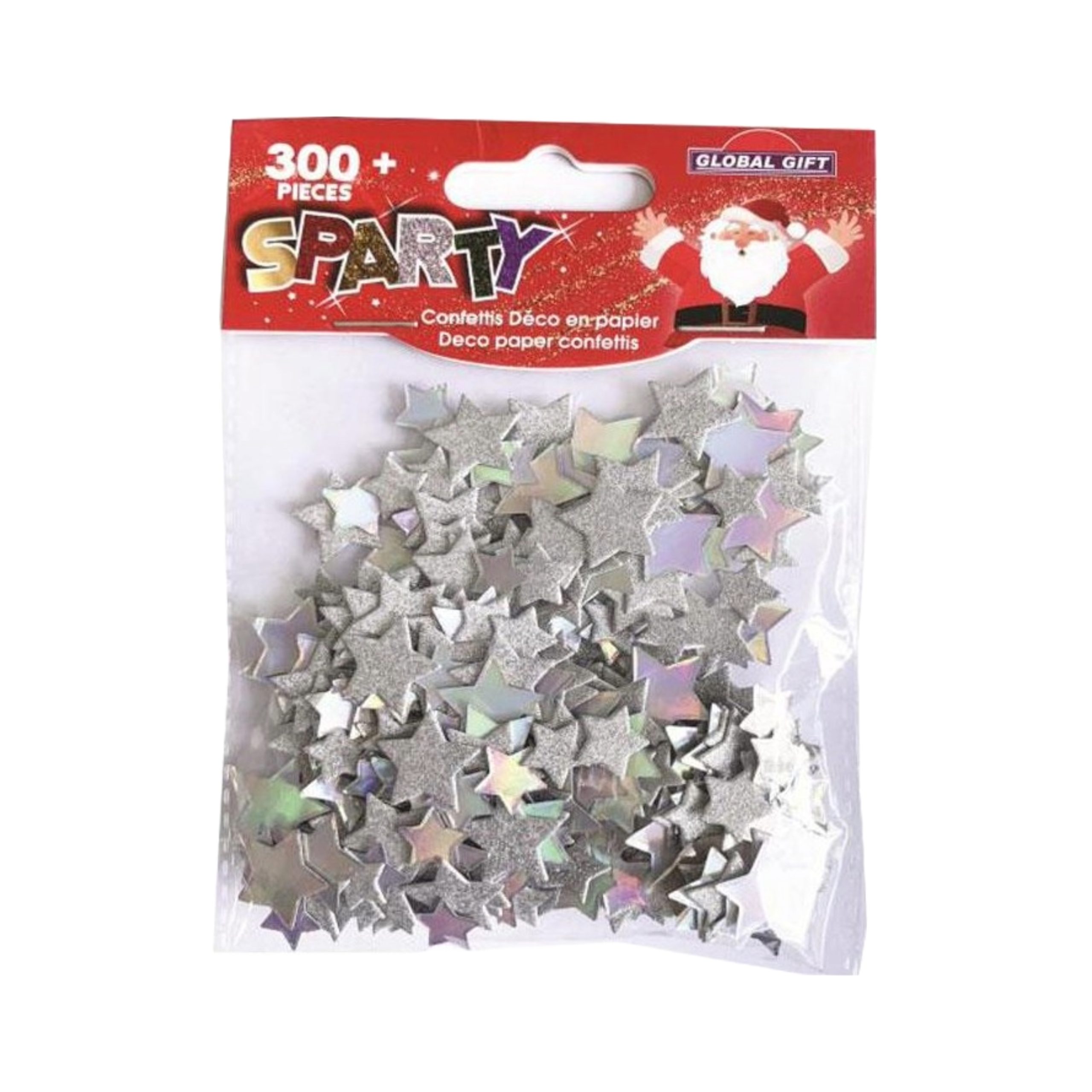 STICKERS CHRISTMAS 362-CONFETTIS 362503 GLOBAL GIFT 15GR ΑΣΤΕΡΑΚΙΑ ΑΣΗΜΙ