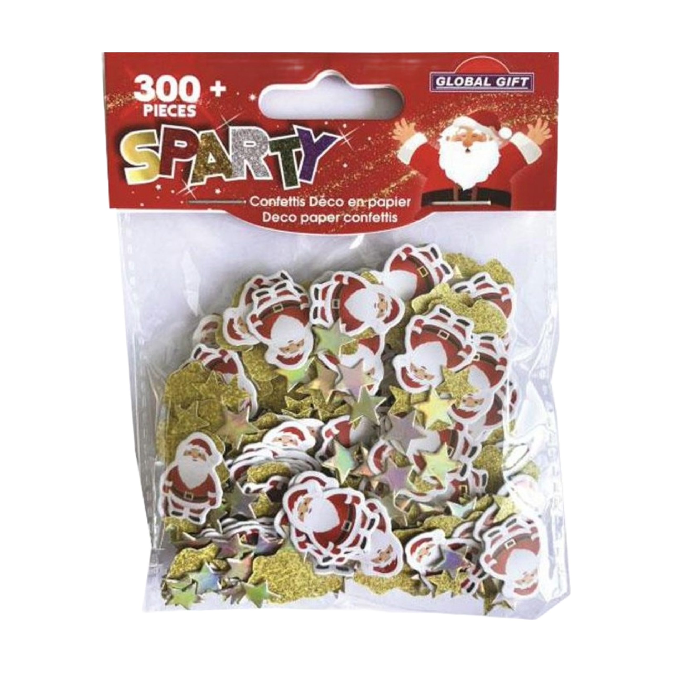 STICKERS CHRISTMAS 362-CONFETTIS 362507 GLOBAL GIFT 15GR ΑΓΙΟΣ ΒΑΣΙΛΗΣ