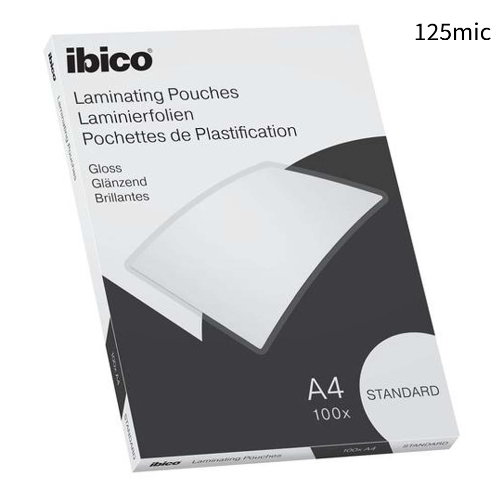 ΠΛΑΣΤΙΚΟΠΟΙΗΣΗΣ ΔΙΦΥΛΛΑ IBICO A4 125mic (ΠΑΚ=100 ΤΕΜ) 627310