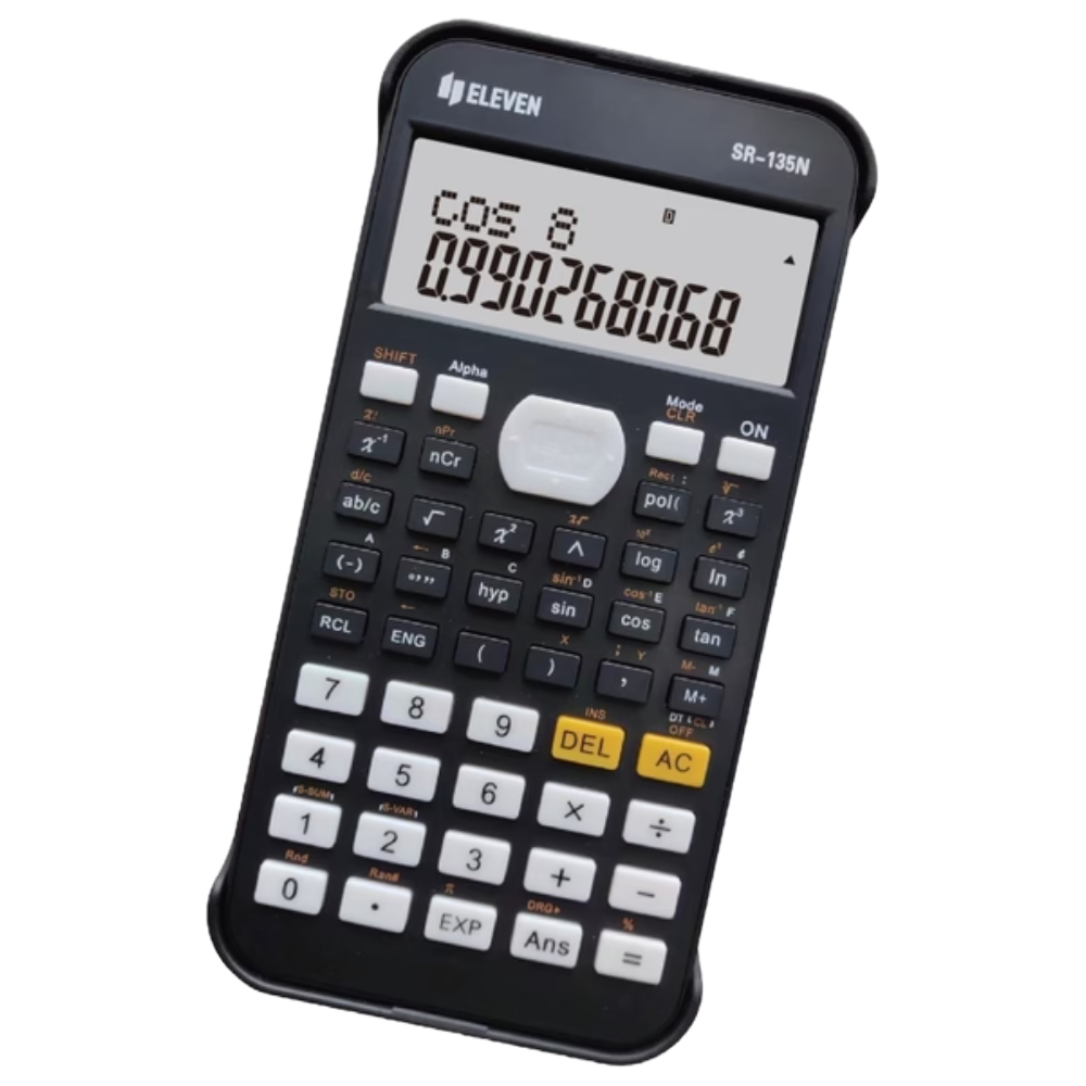 ΑΡΙΘΜΟΜΗΧΑΝΗ ELEVEN ΕΠΙΣΤΗΜΟΝΙΚΗ 12 ΨΗΦΙΩΝ 240 ΛΕΙΤΟΥΡΓΙΩΝ ASSORTED 160Χ80Χ15MM 106SR135N