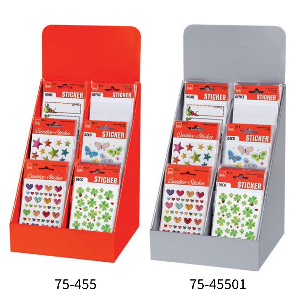 ΒΙΤΡΙΝΑ BSB STICKERS ΕΠΙΤΡΑΠΕΖΙΑ 6 ΘΕΣΕΩΝ