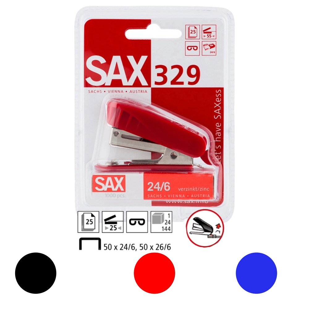 ΣΥΡΡΑΠΤΙΚΟ ΜΙΝΙ SAX 329 (No 24/6-26/6+ΣΥΡΜΑΤΑ ΔΩΡΟ) (25 ΦΥΛ) 329-xx *CN*