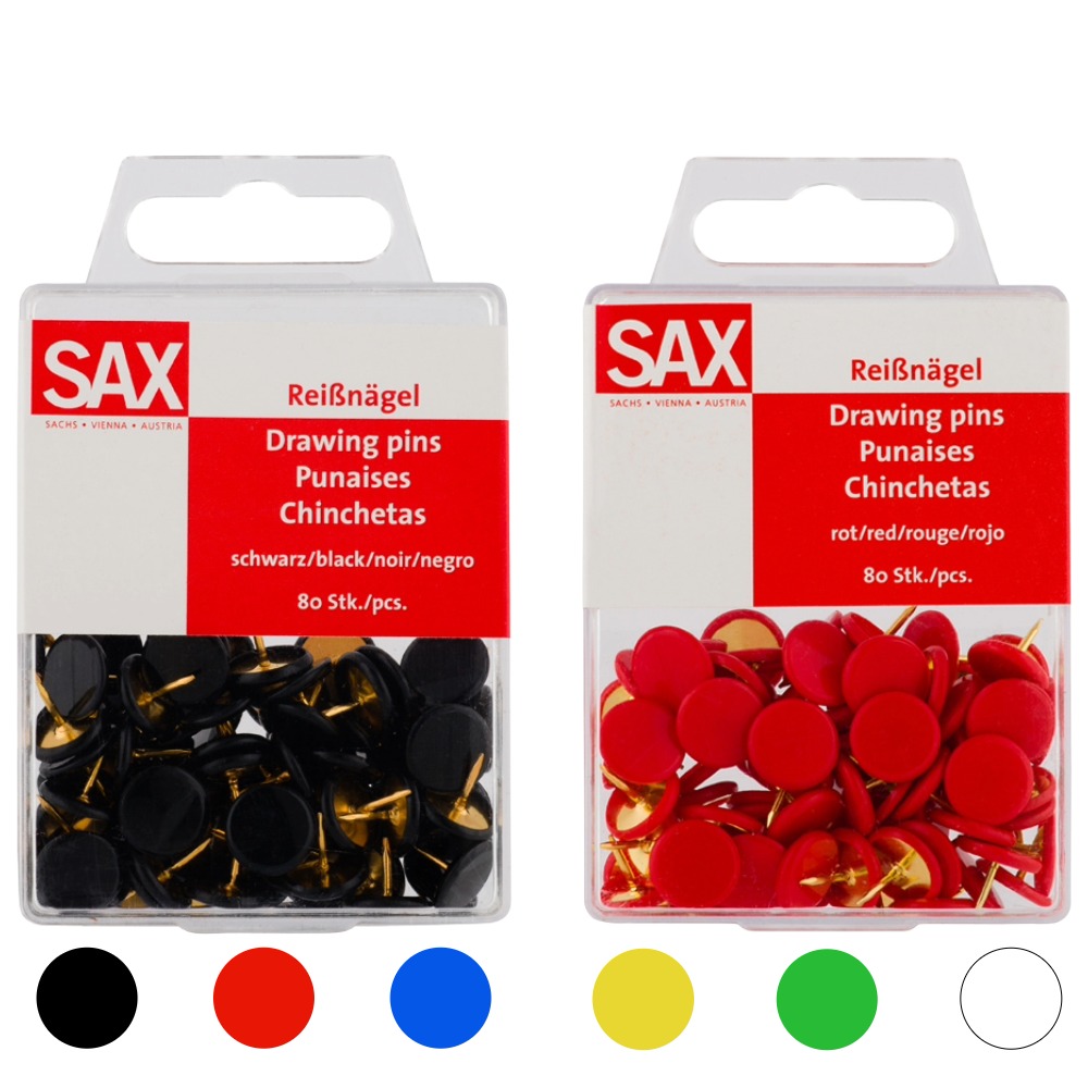 ΠΙΝΕΖΕΣ SAX 811 ΜΟΝΟΧΡΩΜΙΑ (BLISTER 80 ΤΕΜ.) 811-xxx