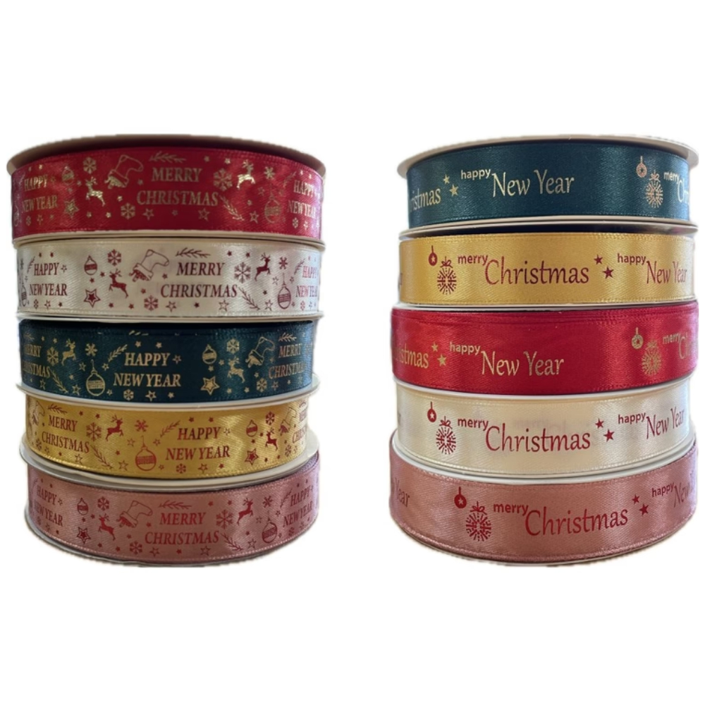 ΚΟΡΔΕΛΕΣ ΣΥΣΚΕΥΑΣΙΑΣ ΧΡΙΣΤΟΥΓΕΝΝΙΑΤΙΚΕΣ (5 ΣΧΕΔΙΑ) (25ΜΜ Χ50Μ) FLORIO 187ΚΥΣΧMC20