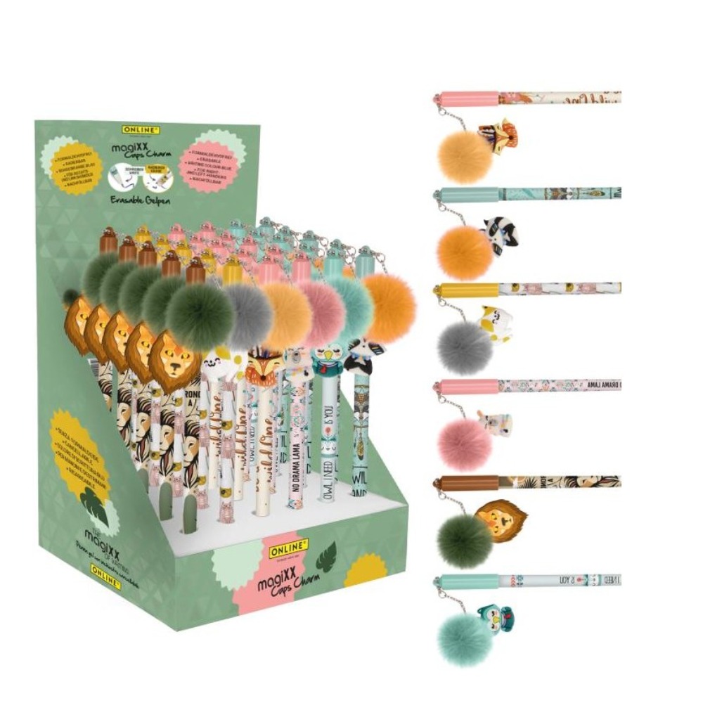 ΣΤΥΛΟ ONLINE GEL 20205-30 MAGIXX (ERASABLE)CAP CHARM (REFILLABLE) ΣΤΑΝΤ 30 ΤΕΜ.