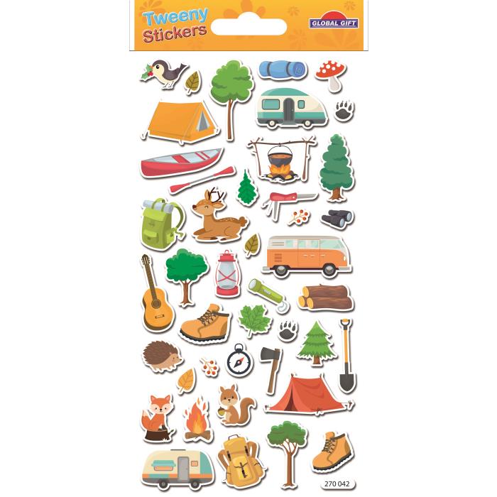 STICKERS GLOBAL GIFT 270042 TWEENY 9X17CM