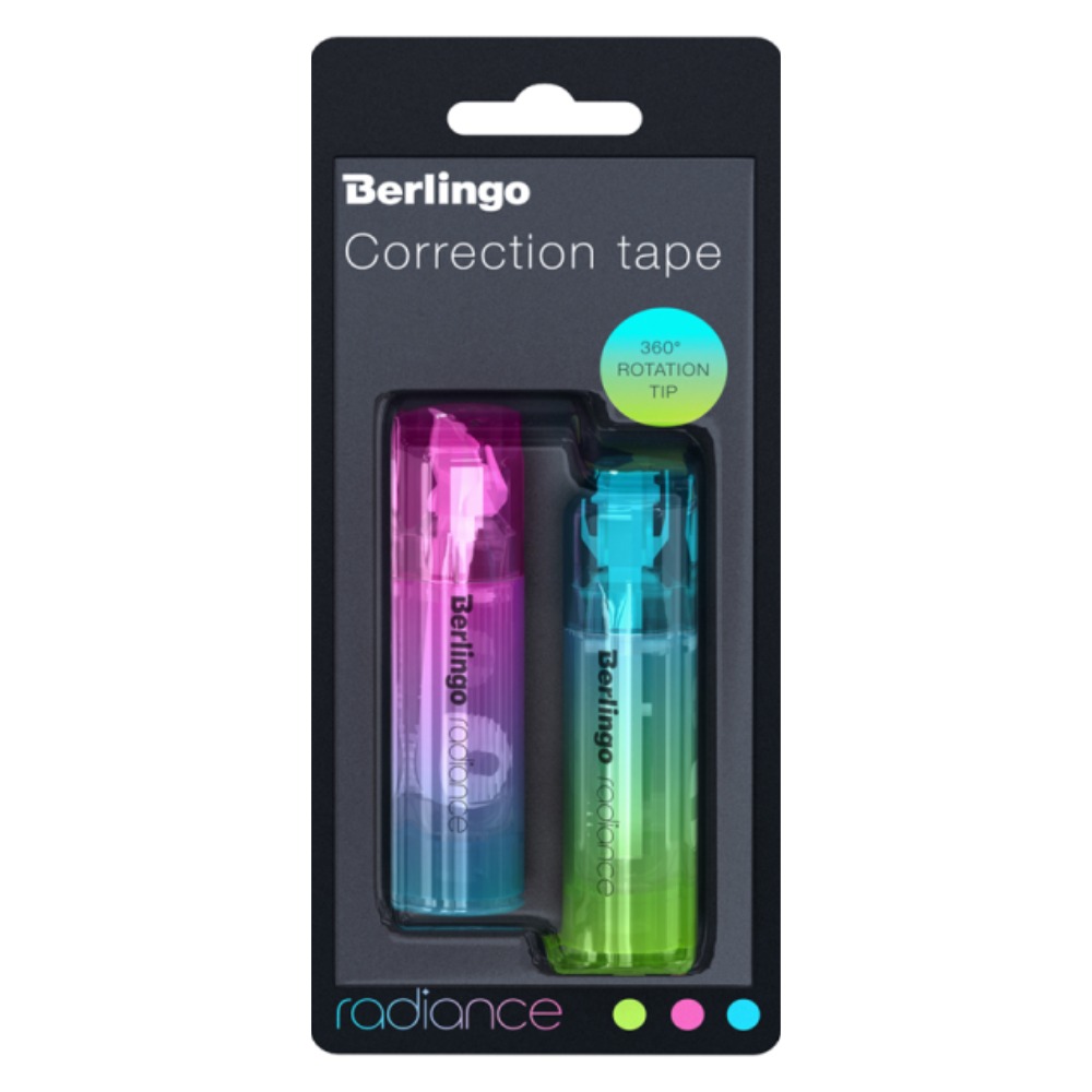 ΔΙΟΡΘΩΤΙΚΟ BERLINGO ΣΕ ΤΑΙΝΙΑ 5MM X 6M RADIANCE ΠΕΡΙΣΤΡΕΦΟΜΕΝΟ 299796 (BLISTER 2 ΤΕΜ)