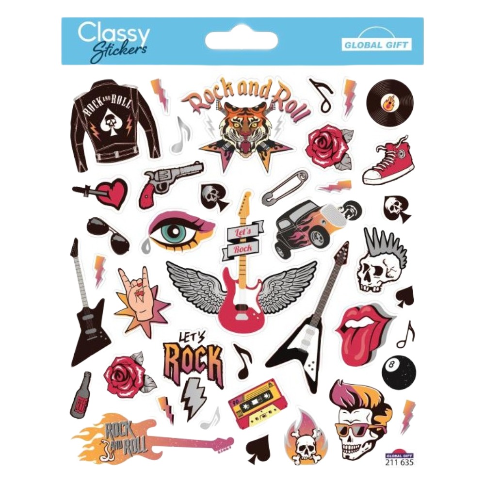 STICKERS GLOBAL GIFT 211635 CLASSY 15X17CM