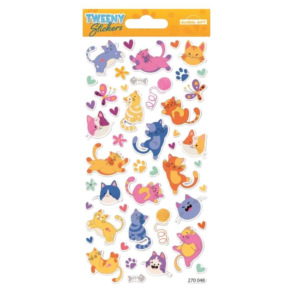 STICKERS GLOBAL GIFT 270048 TWEENY 9X17CM