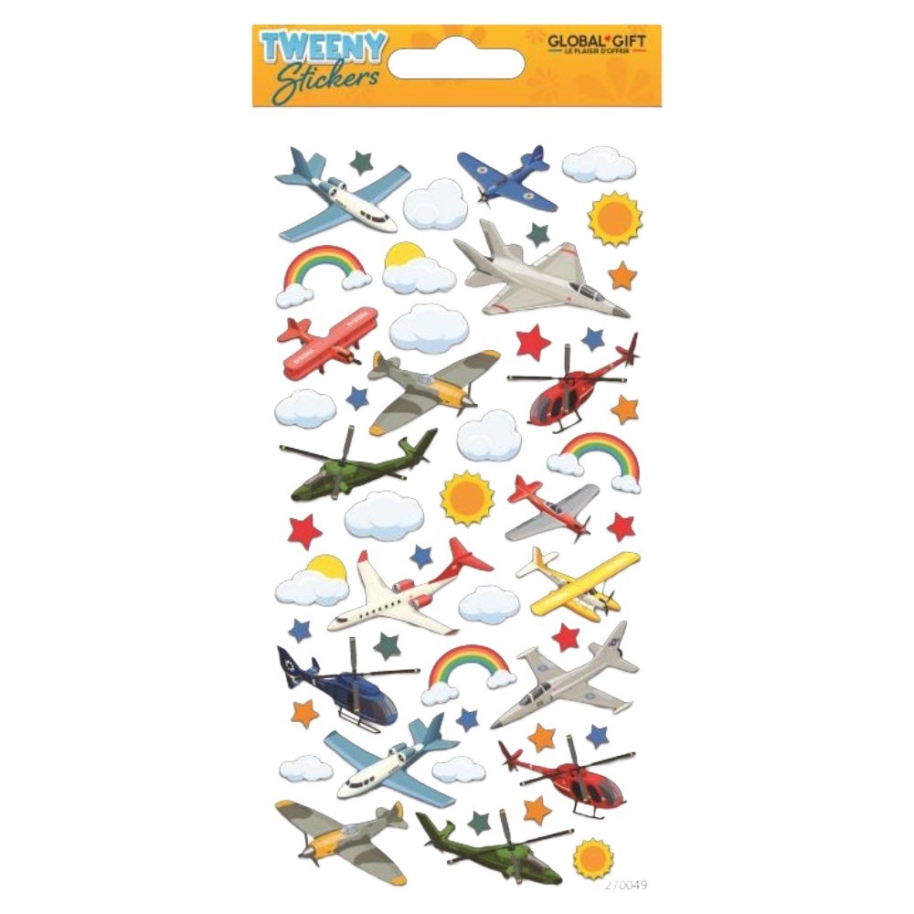 STICKERS GLOBAL GIFT 270049 TWEENY 9X17CM