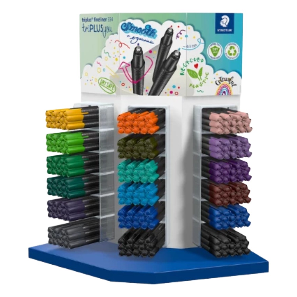 ΜΑΡΚΑΔΟΡΟΣ ΓΡΑΦΗΣ STAEDLTER 334 TRIPLUS FINELINER (ΒΙΤΡΙΝΑ 360 ΤΕΜ.) 334 VS360
