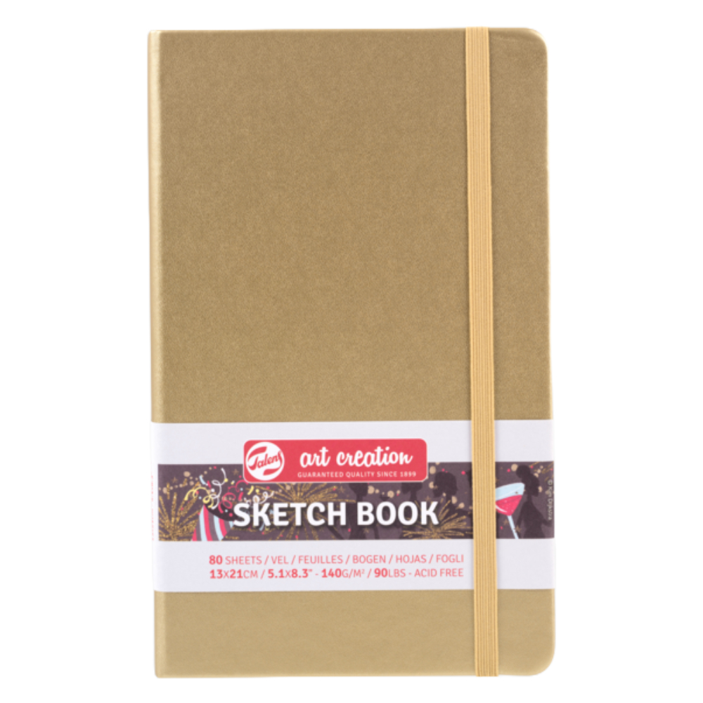 ΜΠΛΟΚ TALENS SKETCHBOOK 13 X 21 ΔΕΜΕΝΟ 9314142M WHITE GOLD