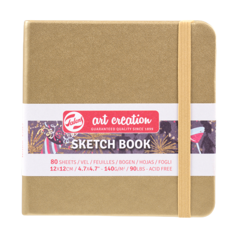 ΜΠΛΟΚ TALENS SKETCHBOOK 12 X 12 ΔΕΜΕΝΟ 9314144M WHITE GOLD