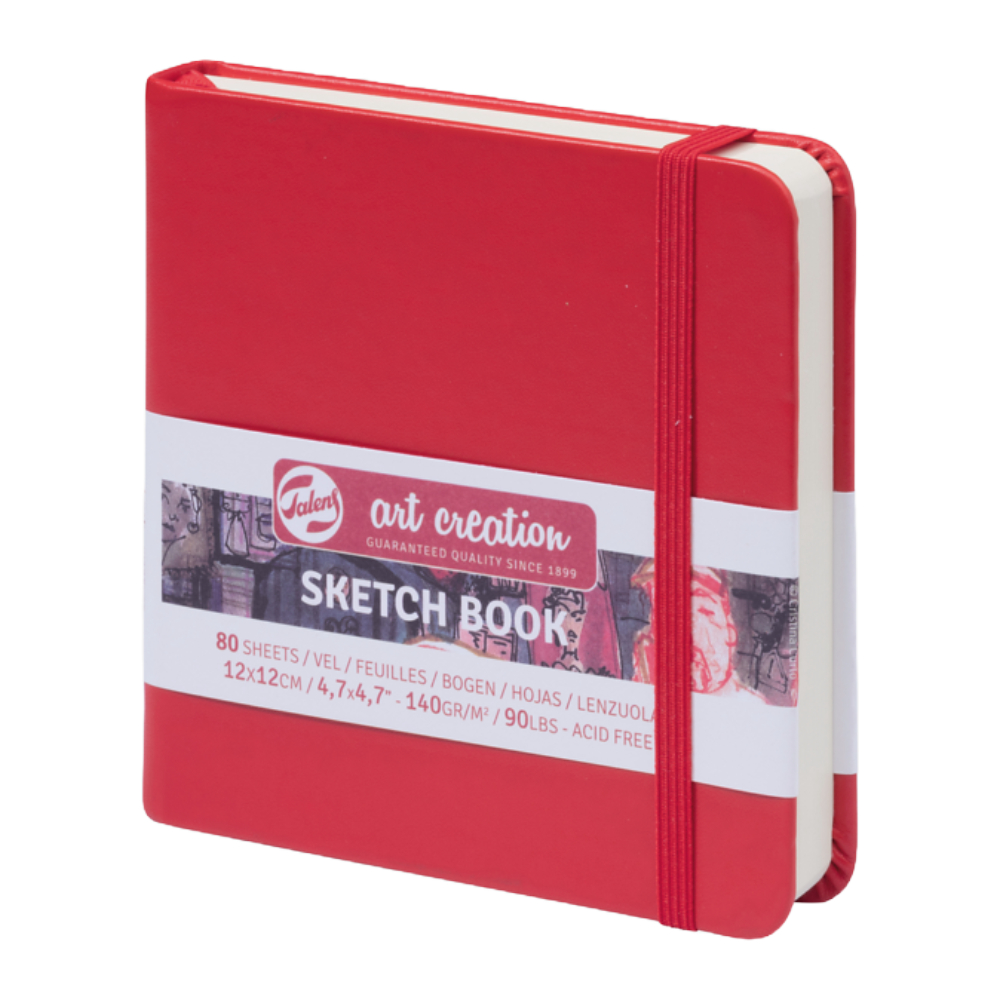 ΜΠΛΟΚ TALENS SKETCHBOOK 12 X 12 ΔΕΜΕΝΟ 9314204M RED