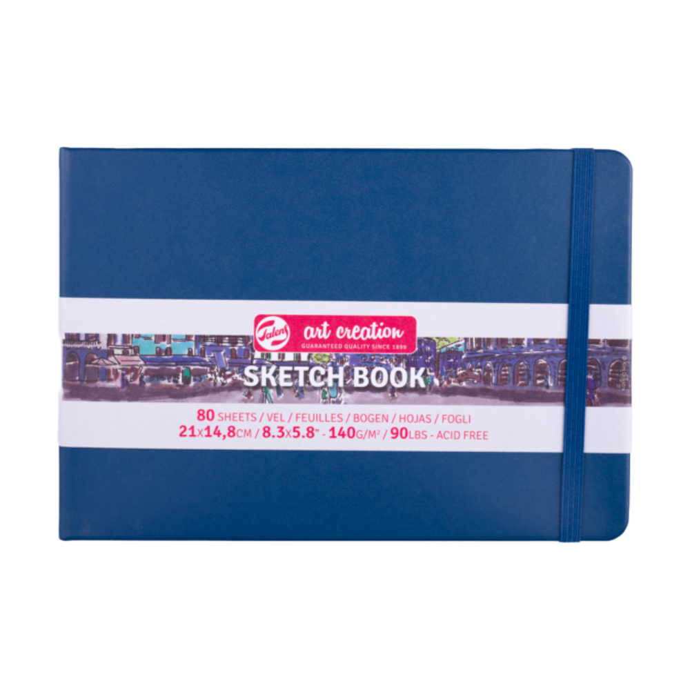 ΜΠΛΟΚ TALENS SKETCHBOOK 15 X 21 ΔΕΜΕΝΟ 9314235M NAVY BLUE