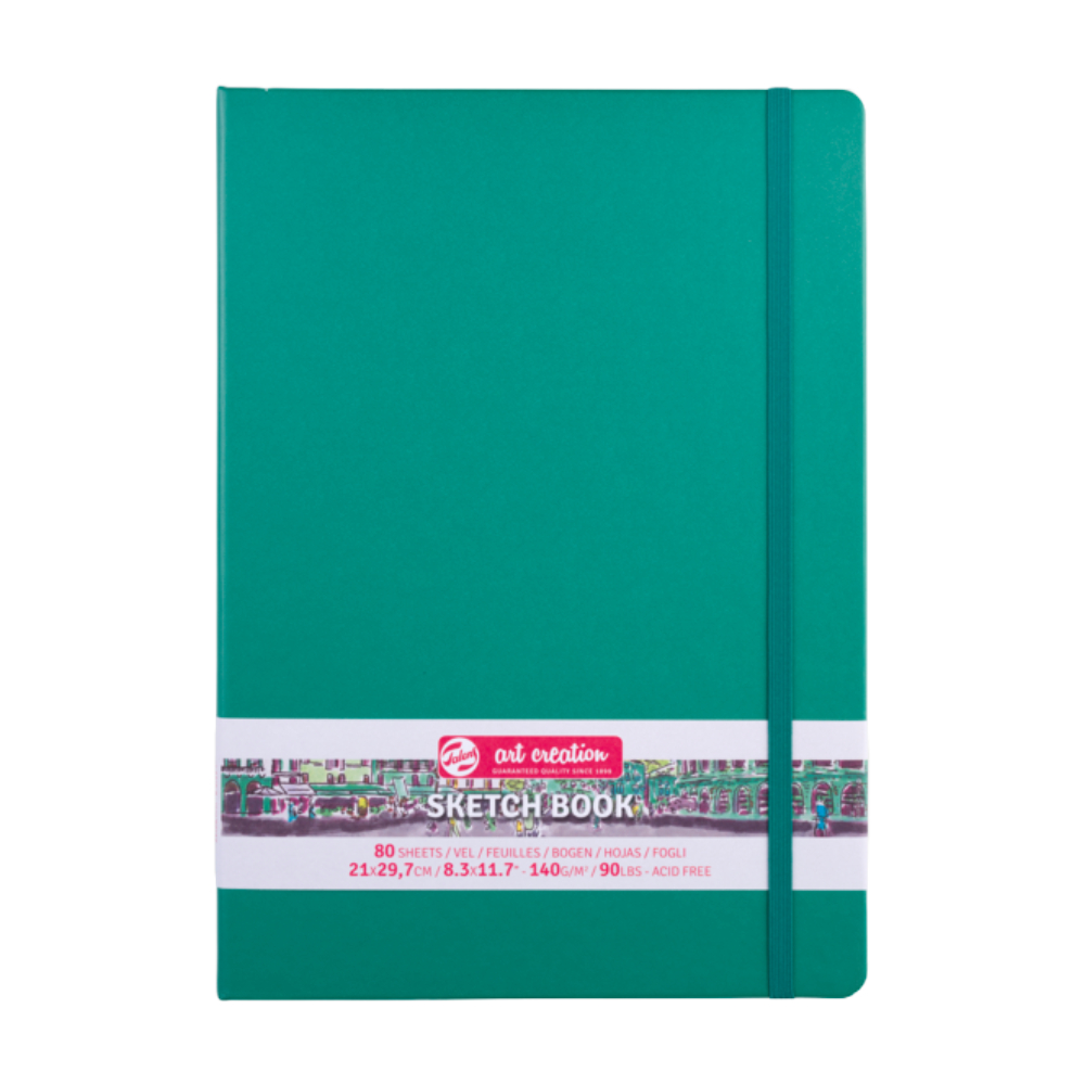 ΜΠΛΟΚ TALENS SKETCHBOOK 21 X 30 ΔΕΜΕΝΟ 9314333M FOREST GREEN