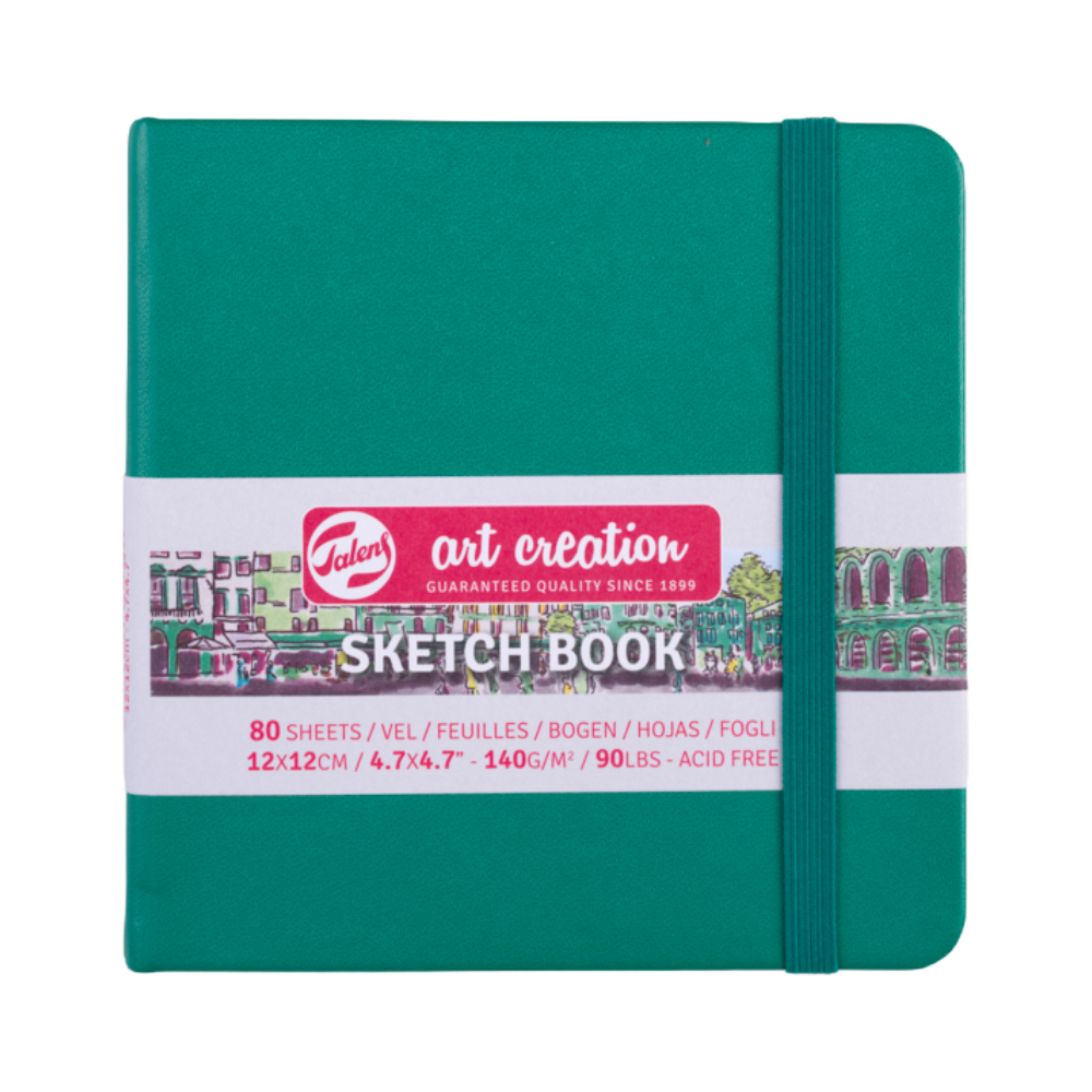 ΜΠΛΟΚ TALENS SKETCHBOOK 12 X 12 ΔΕΜΕΝΟ 9314334M FOREST GREEN