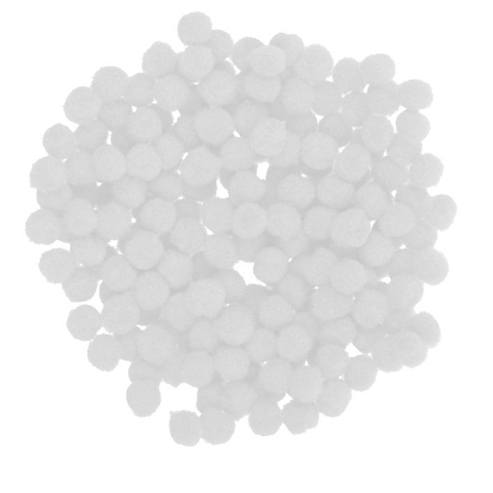 POMPONS 10MM (200 ΤΕΜ) DES-0112 ΧΡΩΜΑ ΛΕΥΚΟ