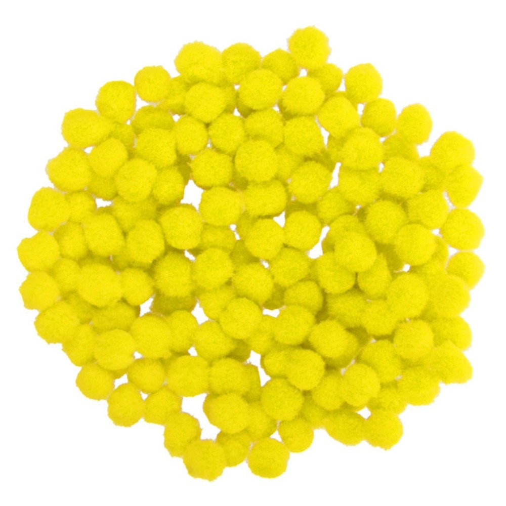 POMPONS 10MM (200 ΤΕΜ) DES-0109 ΧΡΩΜΑ ΚΙΤΡΙΝΟ