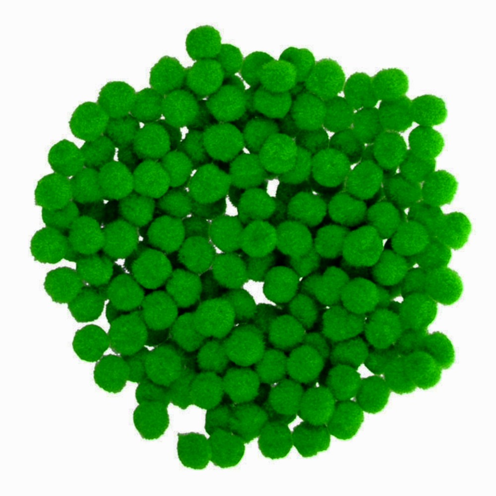 POMPONS 10MM (200 ΤΕΜ) DES-0111 ΧΡΩΜΑ ΠΡΑΣΙΝΟ